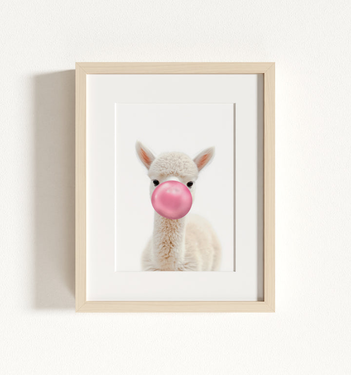 Baby Alpaca Framed Art