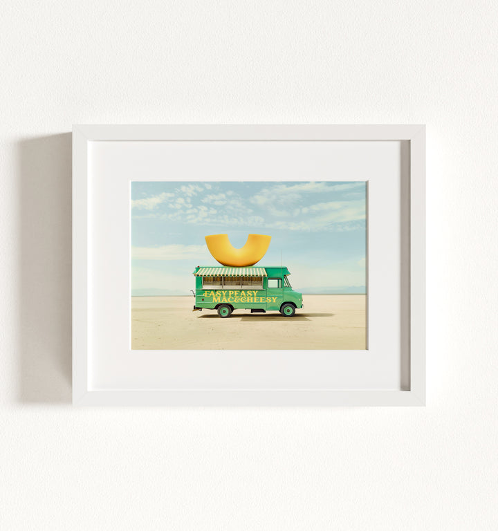 Easy Peasy Mac & Cheesy Food Truck Art Framed Art