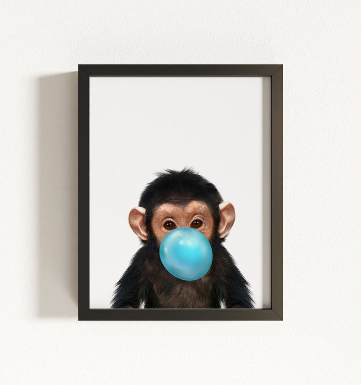 Baby Chimpanzee Framed Art