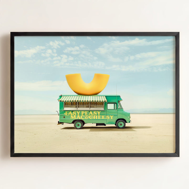 Easy Peasy Mac & Cheesy Food Truck Art