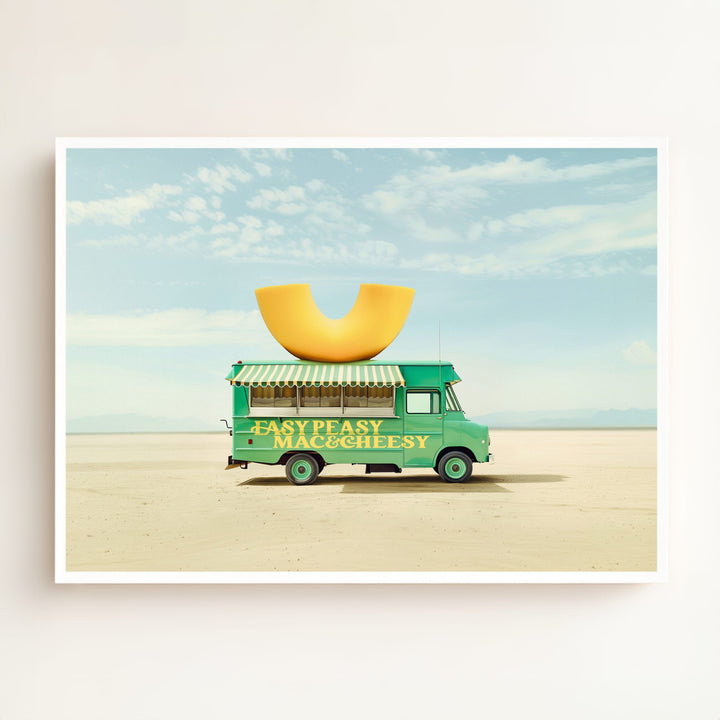 Easy Peasy Mac & Cheesy Food Truck Art