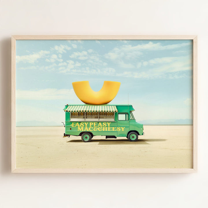 Easy Peasy Mac & Cheesy Food Truck Art