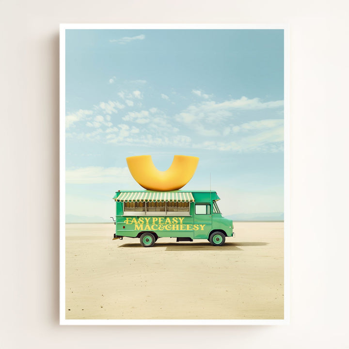 Easy Peasy Mac & Cheesy Food Truck Art