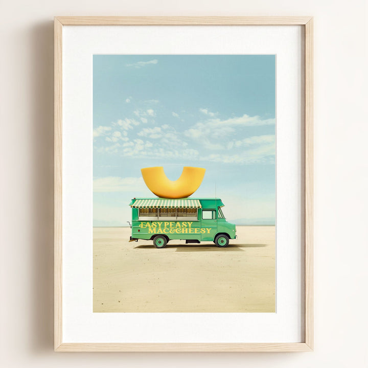 Easy Peasy Mac & Cheesy Food Truck Art