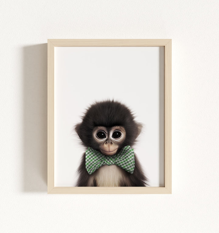 Baby Monkey Framed Art