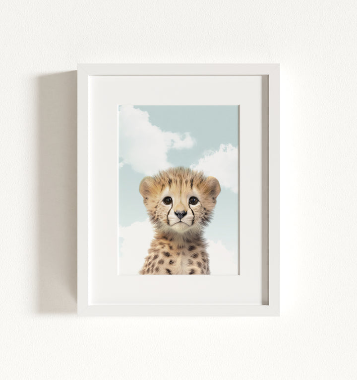 Baby Cheetah Framed Art