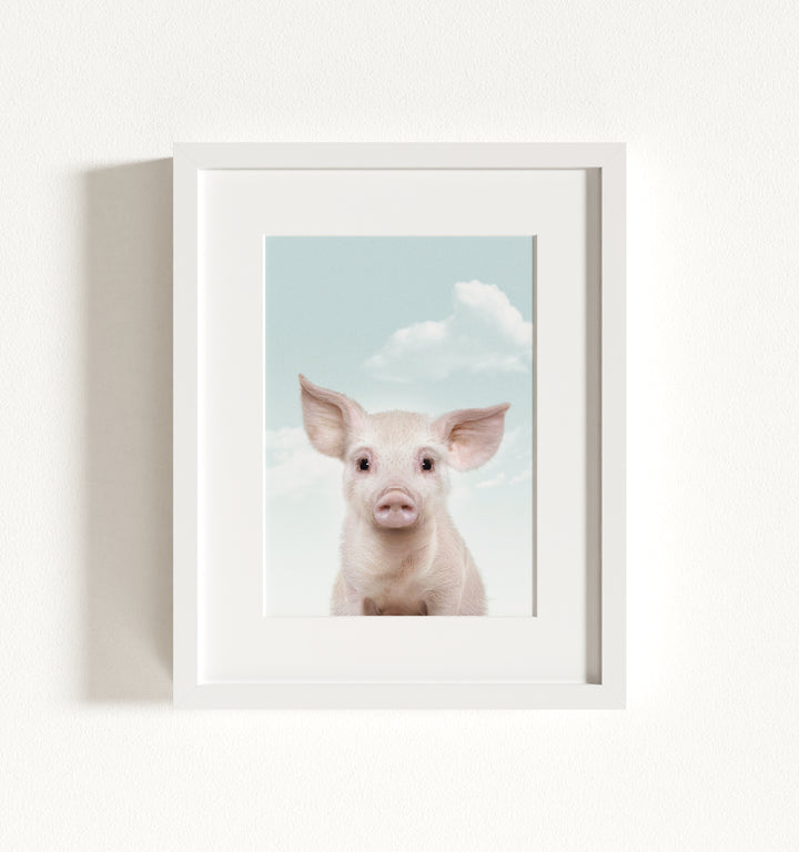 Baby Pig No. 2 Framed Art