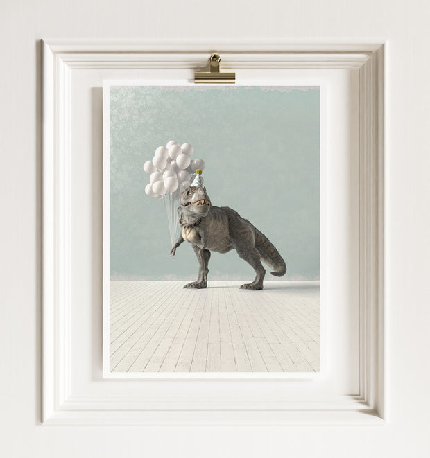 Tyrannosaurus Rex Party Animal Art Print