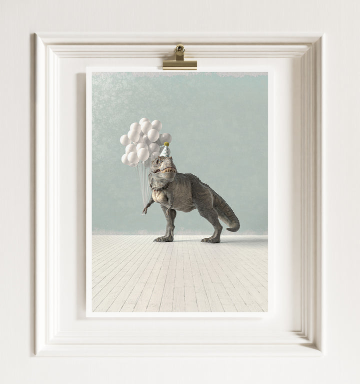 Tyrannosaurus Rex Party Animal Art Print