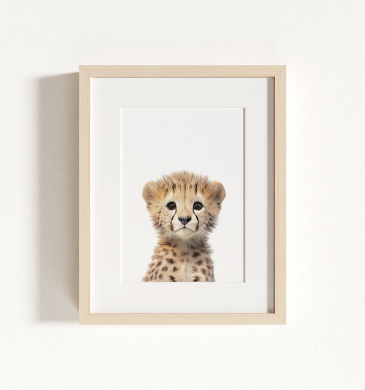Baby Cheetah Framed Art