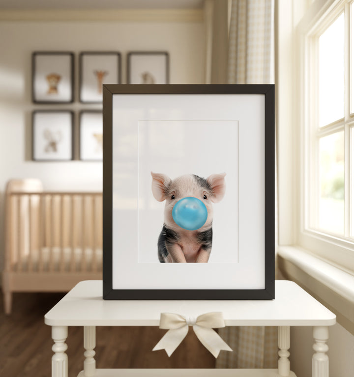 Baby Pig Framed Art