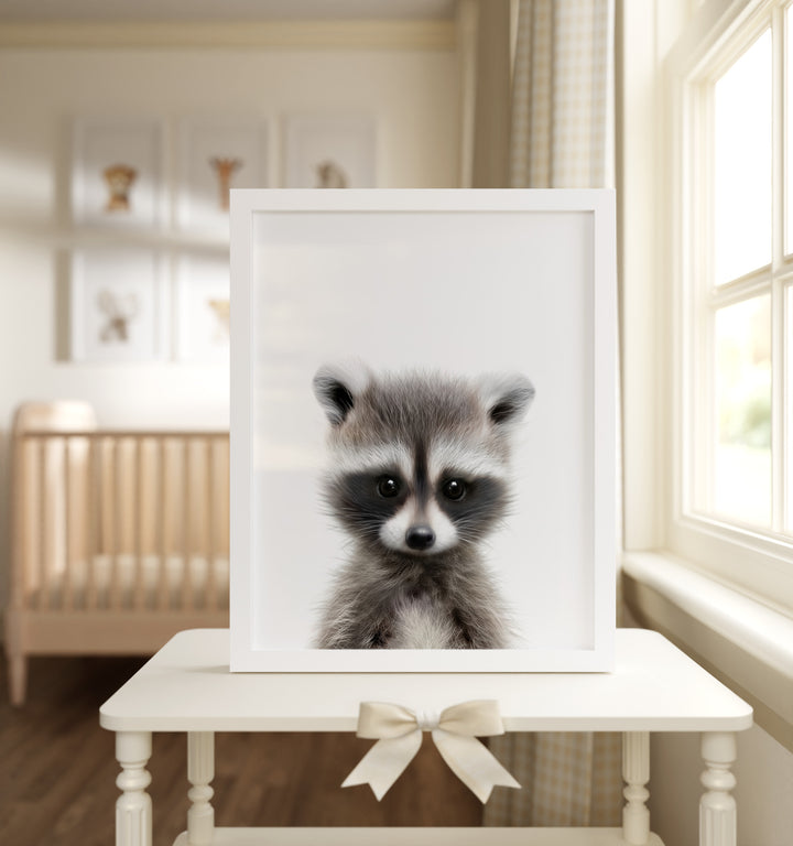 Baby Raccoon Framed Art