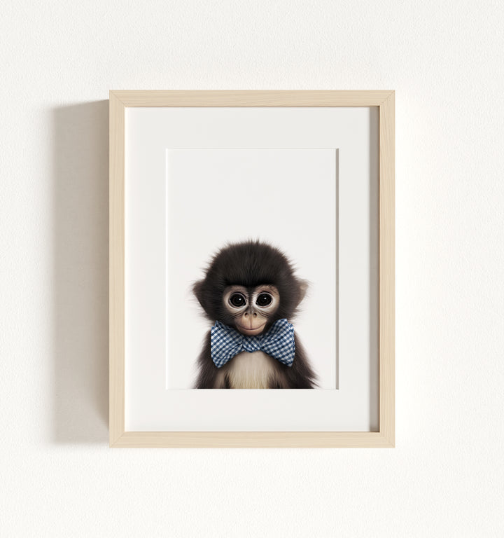 Baby Monkey Framed Art
