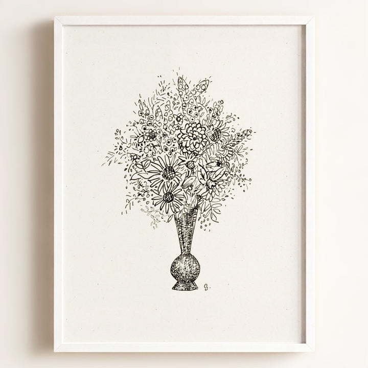 Flower Vase Art Print