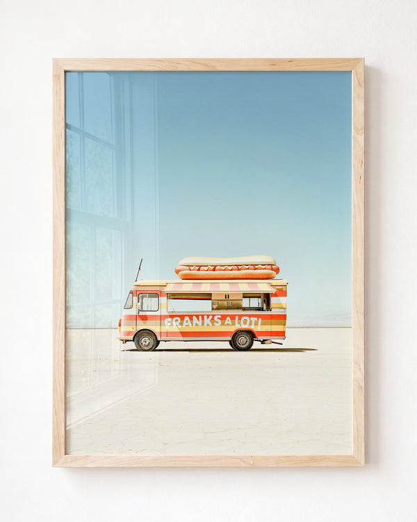 Franks a Lot Food Truck Art — Framed