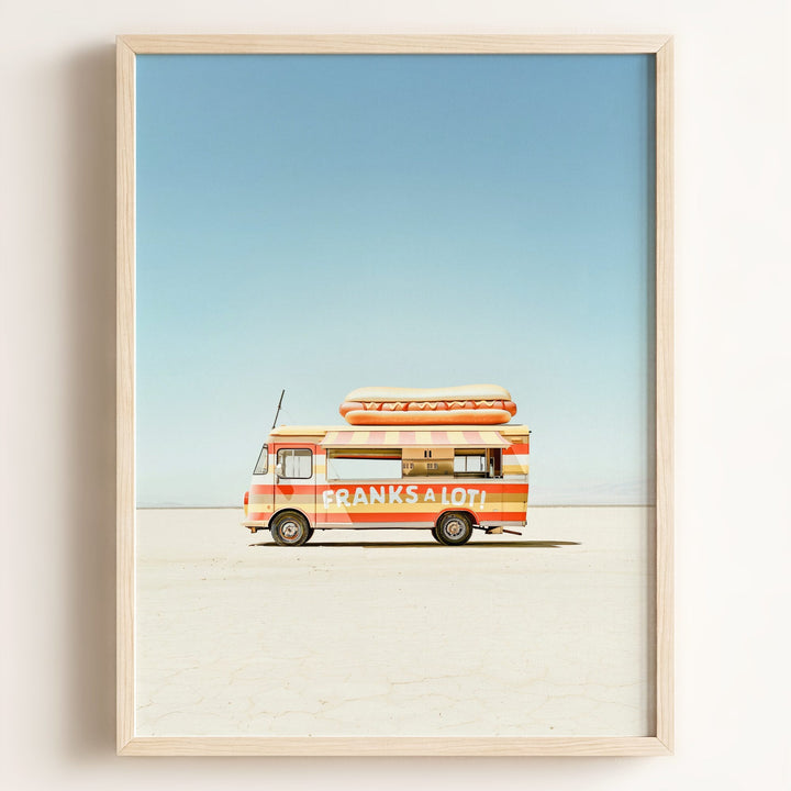 Franks a Lot Food Truck Art