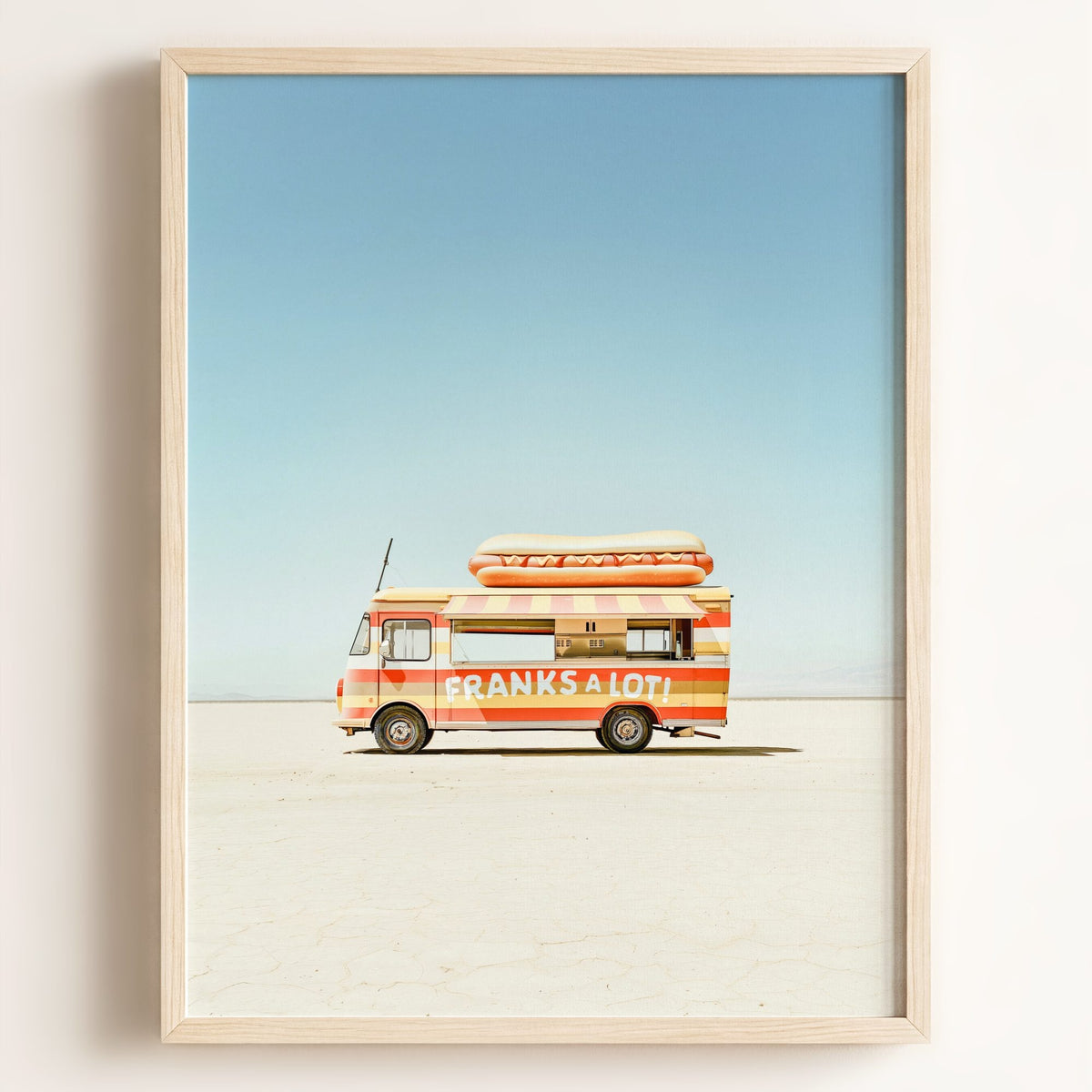 Franks a Lot Food Truck Art - Framed Art