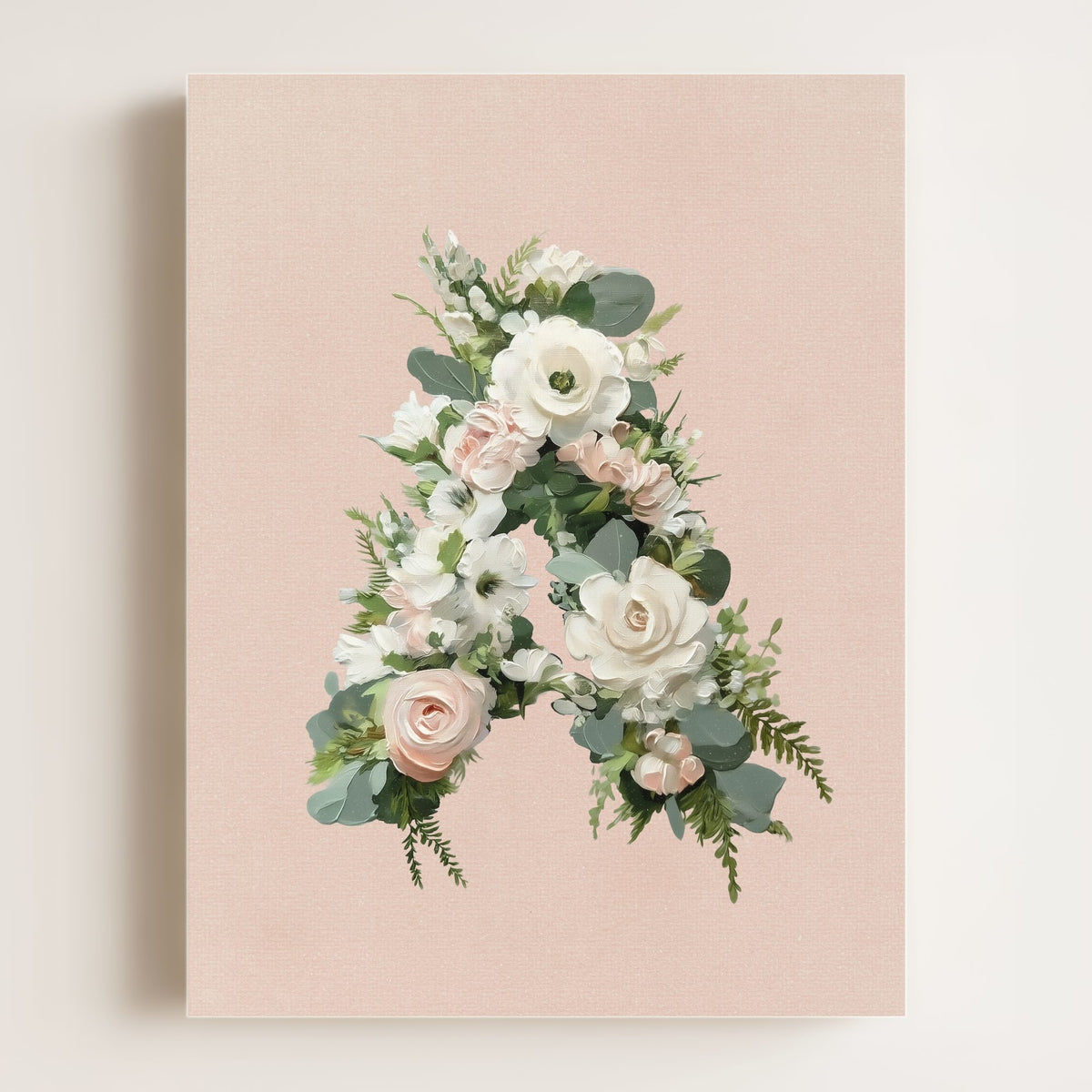 Heirloom Floral Alphabet Prints