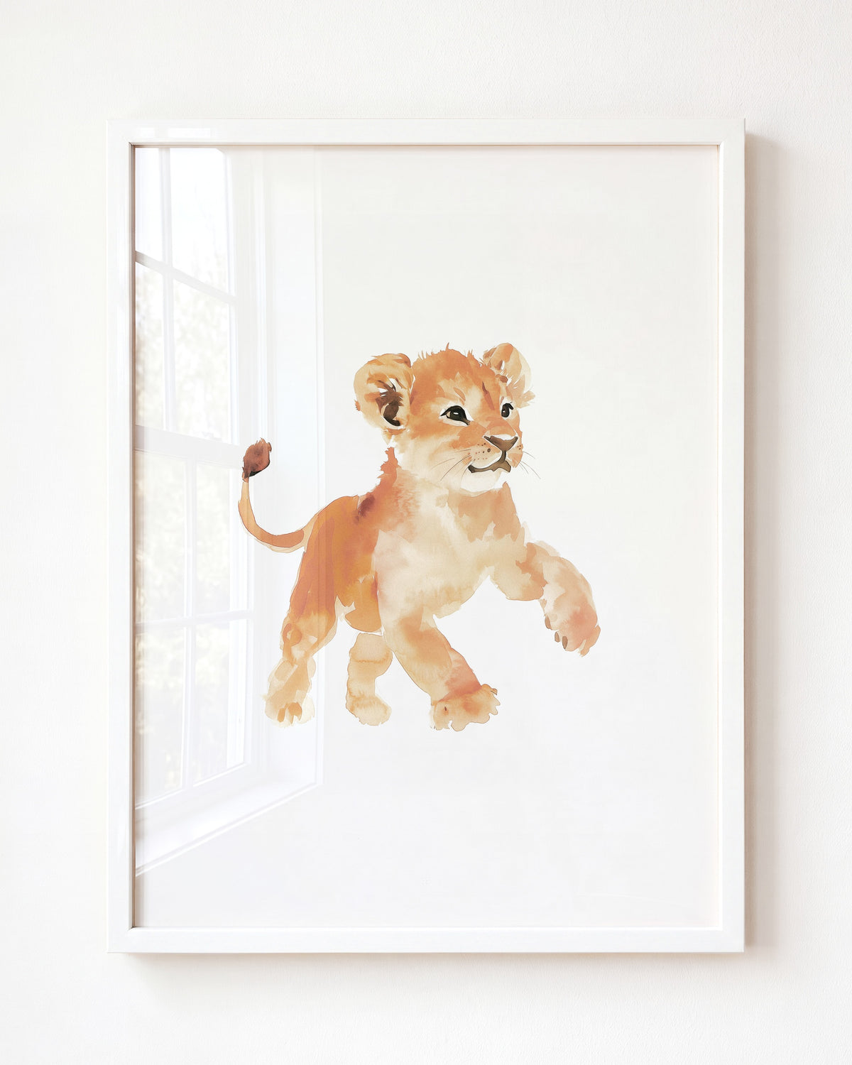 Keepsake Kingdom Watercolor Lion Art