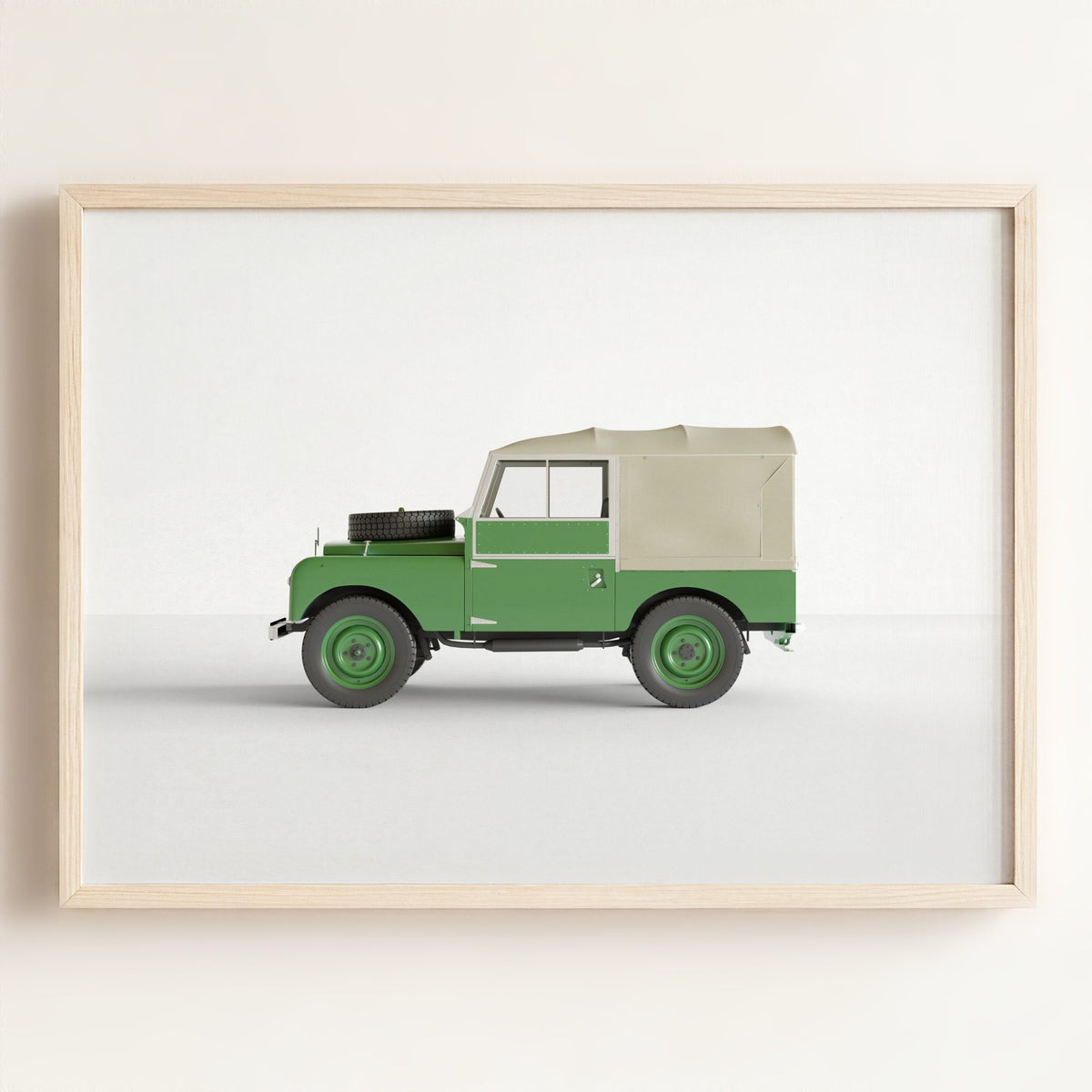 Land Rover — Framed