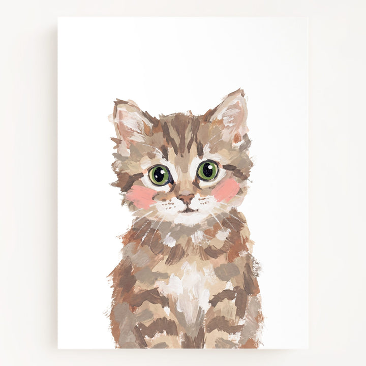 Little Painted Tabby Cat