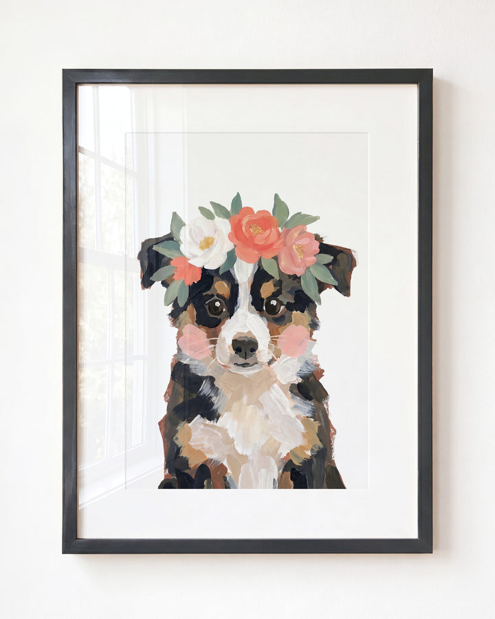 Little Painted Dog-Australian-Shepherd