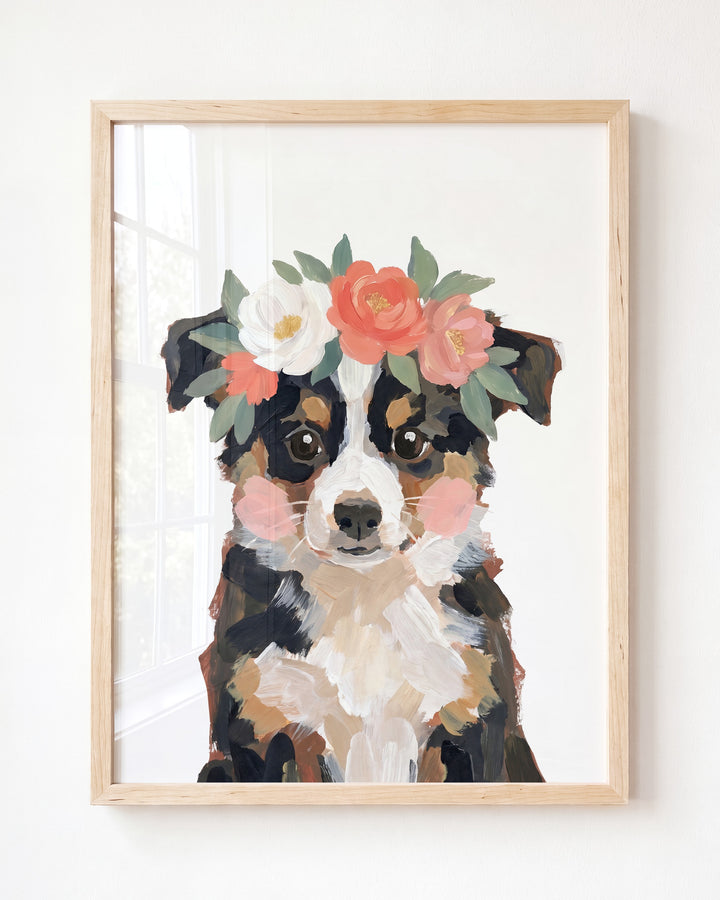 Little Painted Dog-Australian-Shepherd