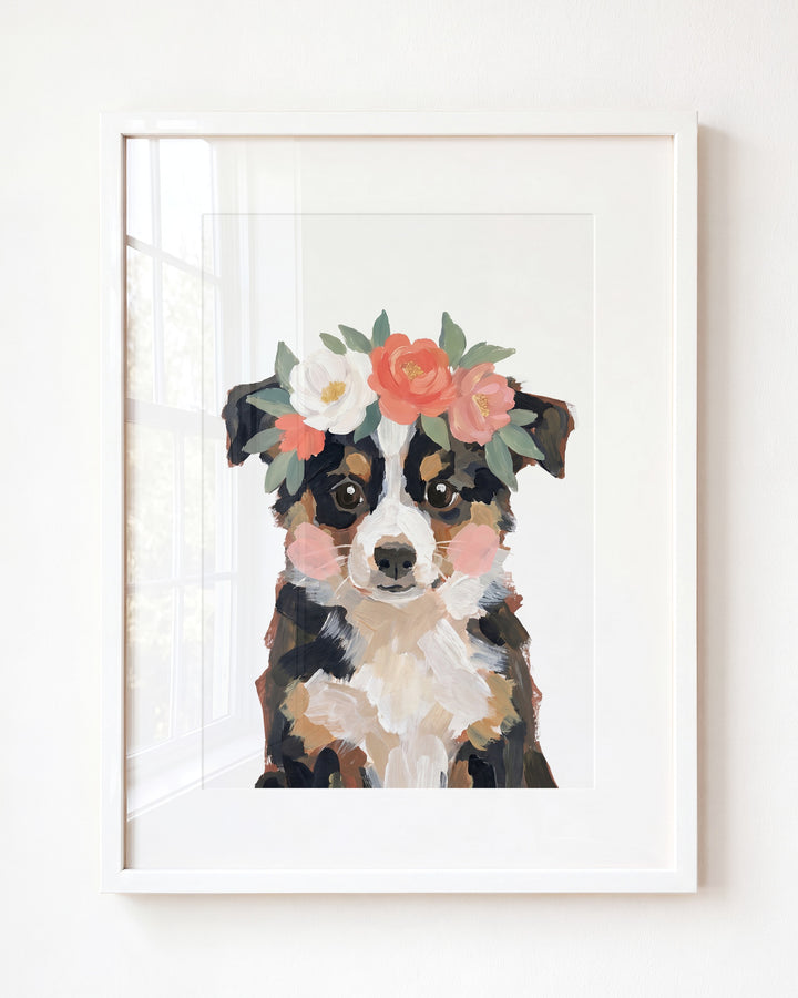 Little Painted Dog-Australian-Shepherd