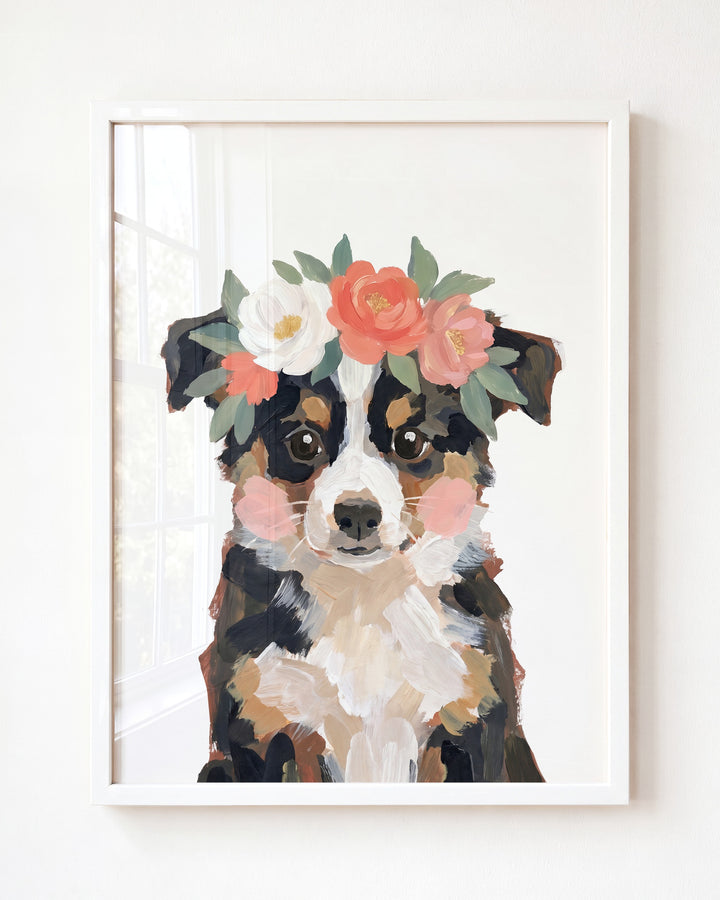 Little Painted Dog-Australian-Shepherd
