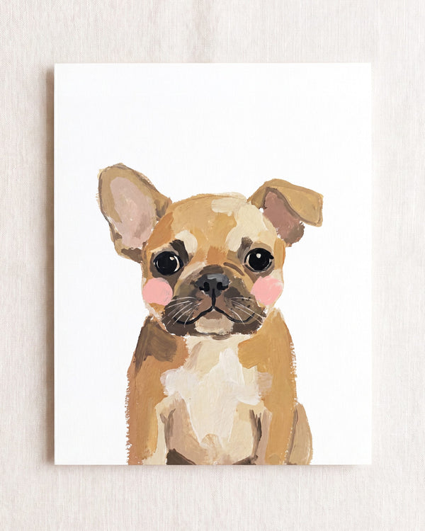 Little Painted Dog-French-Bulldog