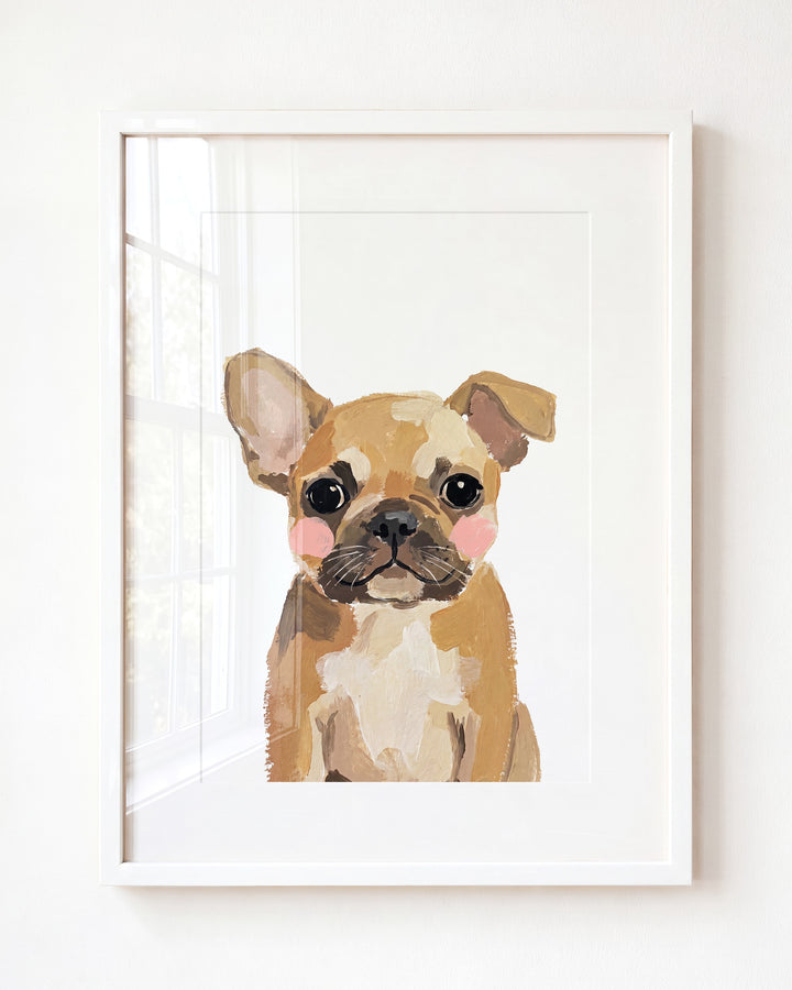 Little Painted Dog-French-Bulldog