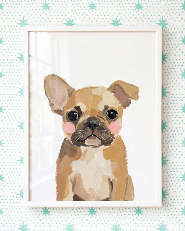 Little Painted Dog-French-Bulldog