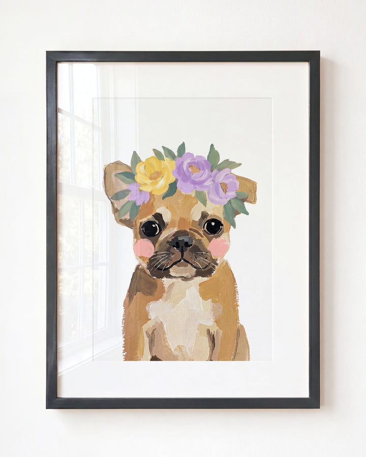 Little Painted Dog-French-Bulldog