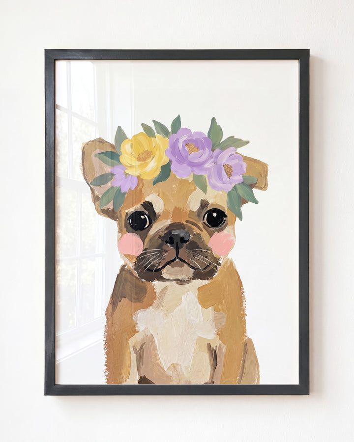 Little Painted Dog-French-Bulldog