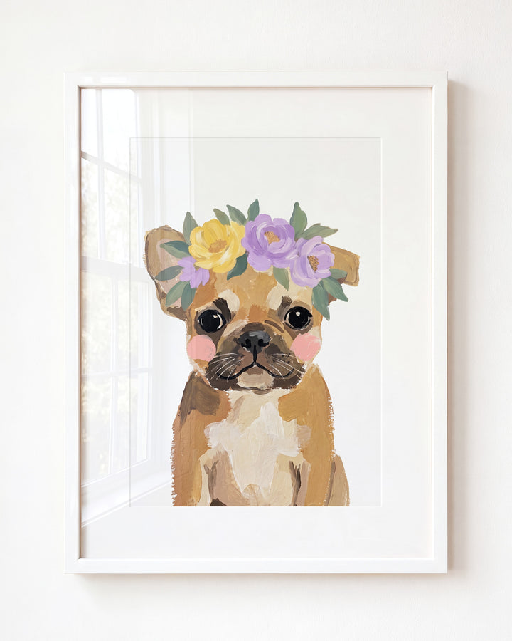 Little Painted Dog-French-Bulldog