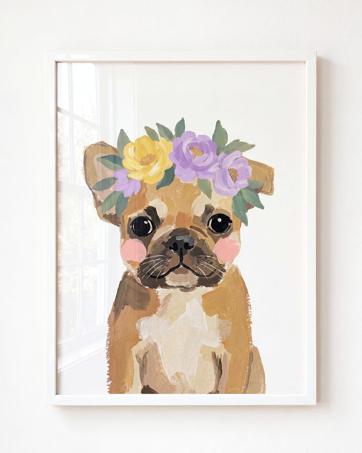 Little Painted Dog-French-Bulldog