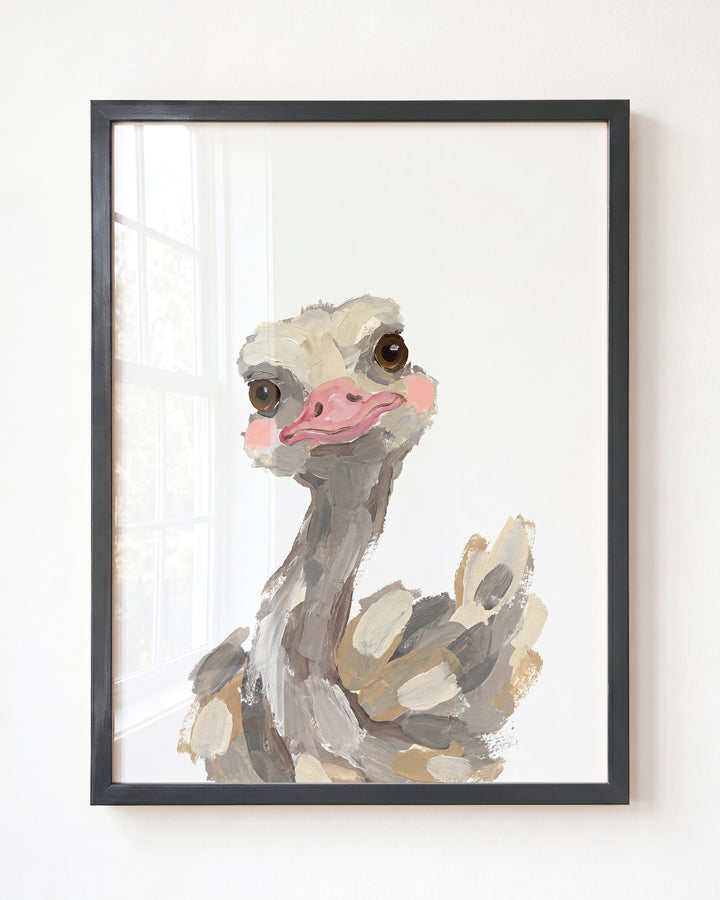 Little Painted Ostrich