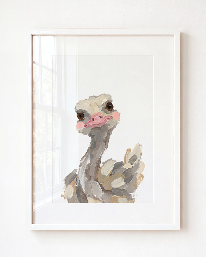 Little Painted Ostrich