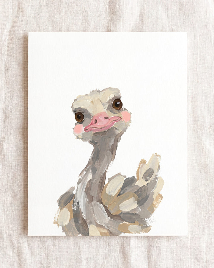 Little Painted Ostrich