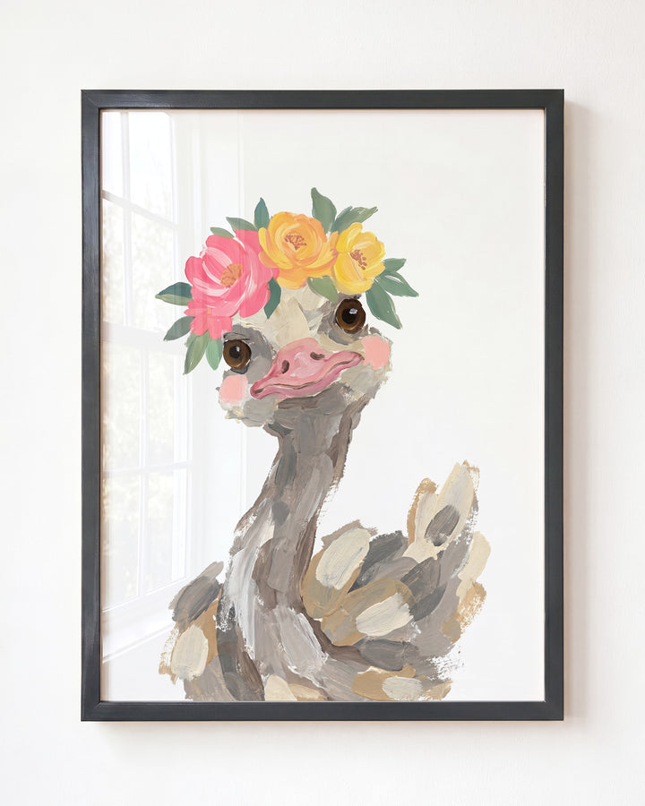 Little Painted Ostrich