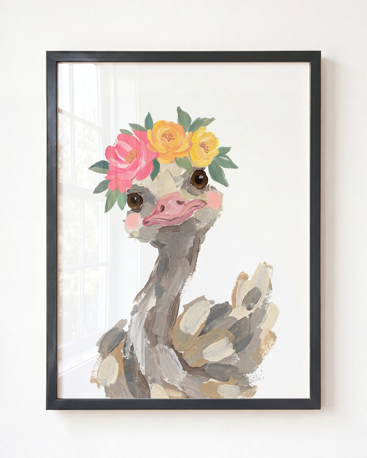 Little Painted Ostrich
