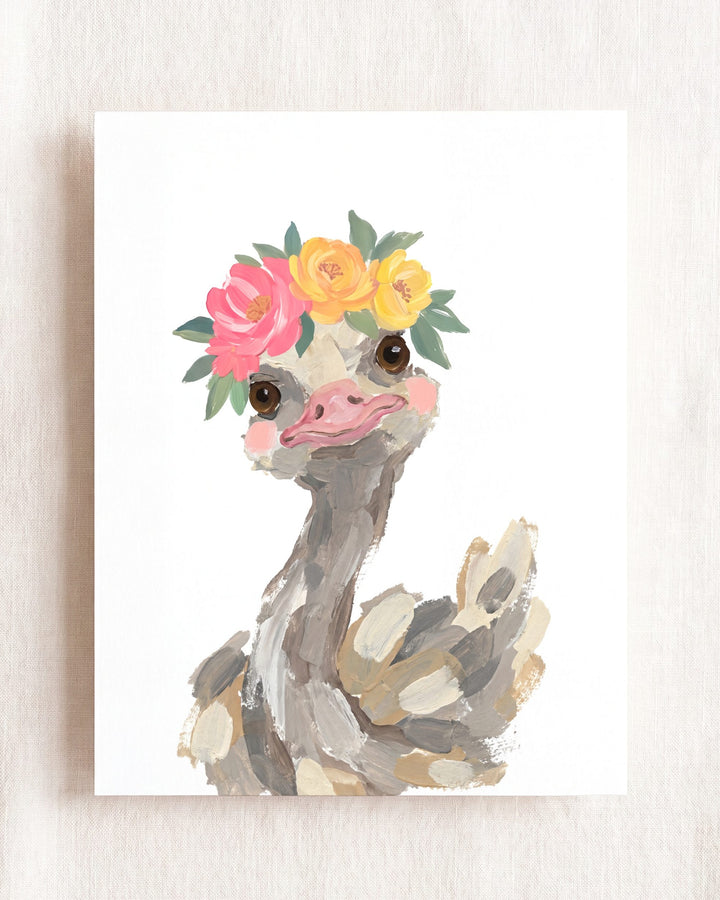Little Painted Ostrich