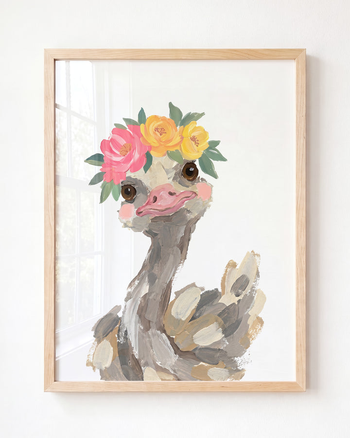 Little Painted Ostrich