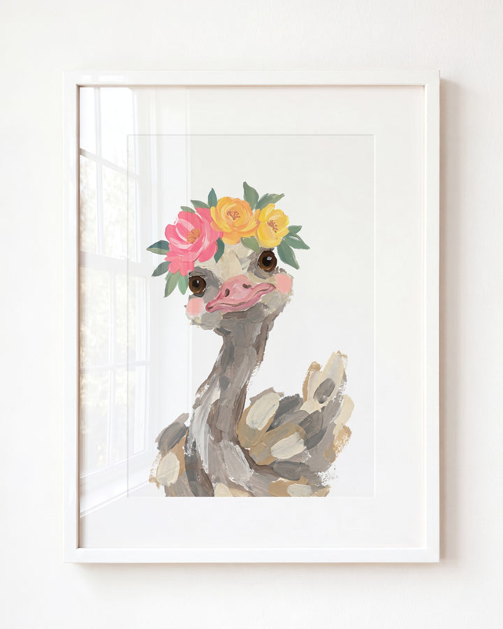 Little Painted Ostrich