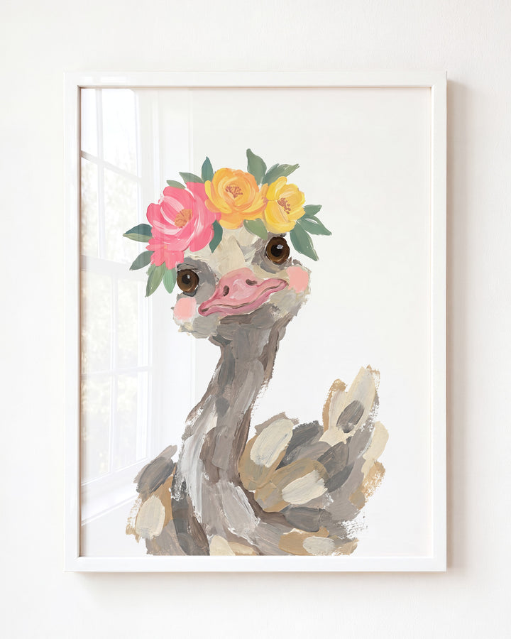 Little Painted Ostrich