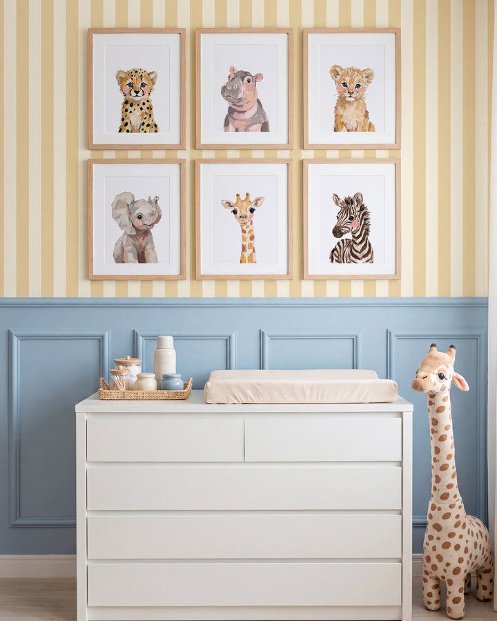 Little Painted Safari Pals Set of 6