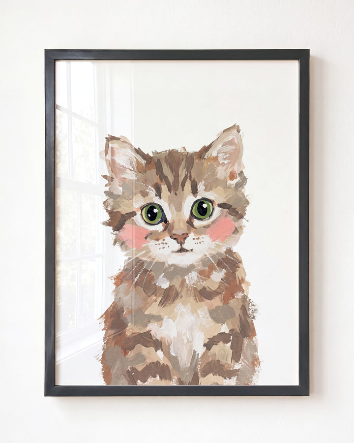 Little Painted Tabby Cat