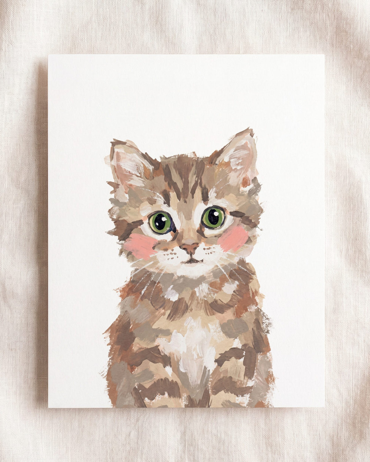 Little Painted Tabby Cat