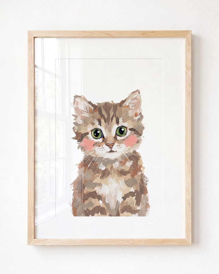 Little Painted Tabby Cat