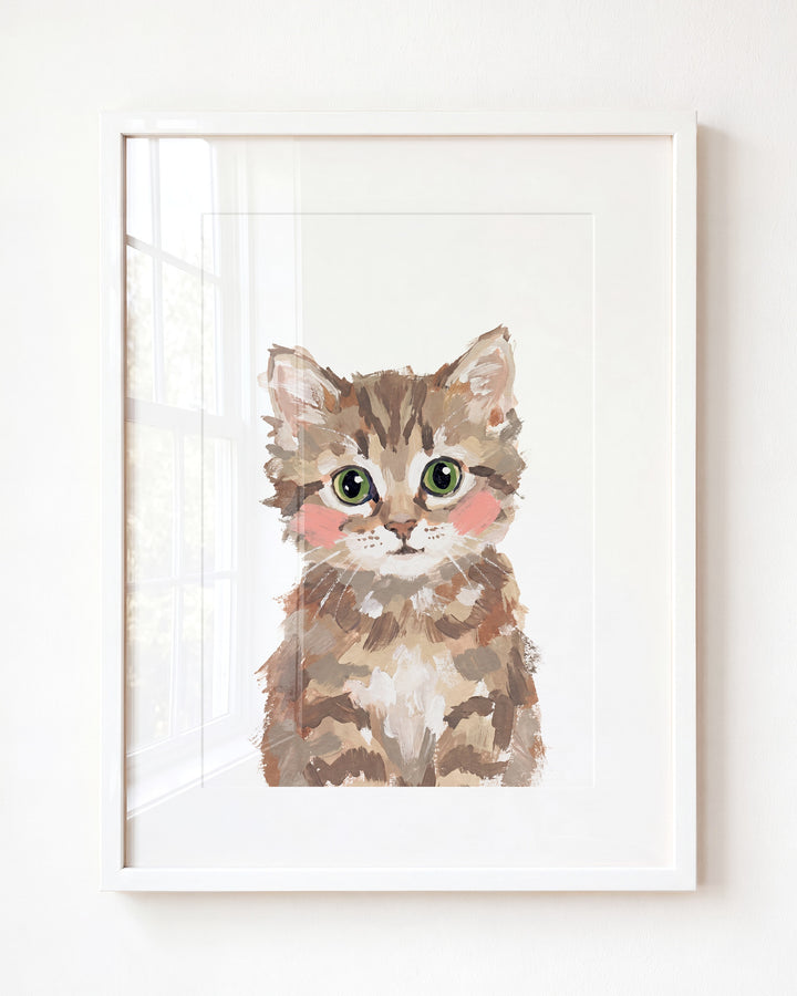 Little Painted Tabby Cat